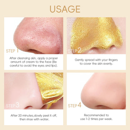 24K Gold Snail Deep Cleansing Peel-Off Mask
