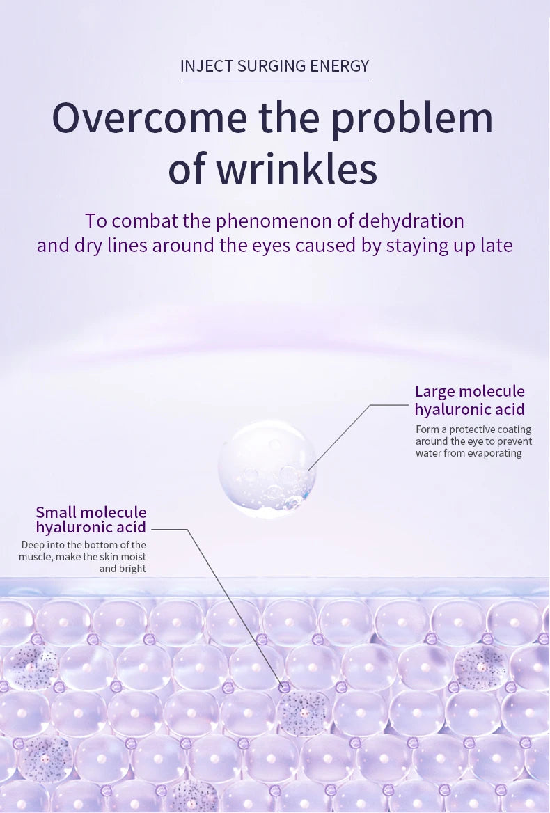 O'CHEAL Anti-Wrinkle & Dark Circle Eye Cream with Roller Massager