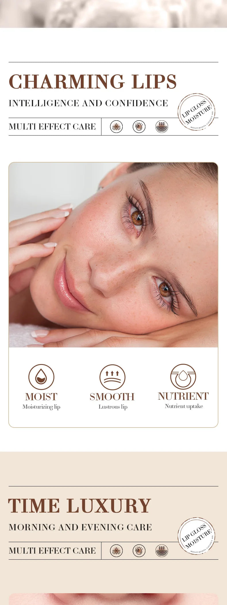 SADOER Coconut Lip Balm – Lasting Moisture & Nourishment