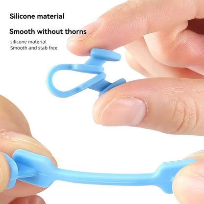 Silicone Anti-Snoring Nose Clips – Drug-Free Nasal Breathing Aid (2-Pack)