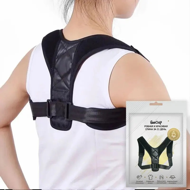 BeeChip Back Posture Corrector Belt – Hunchback Prevention & Support