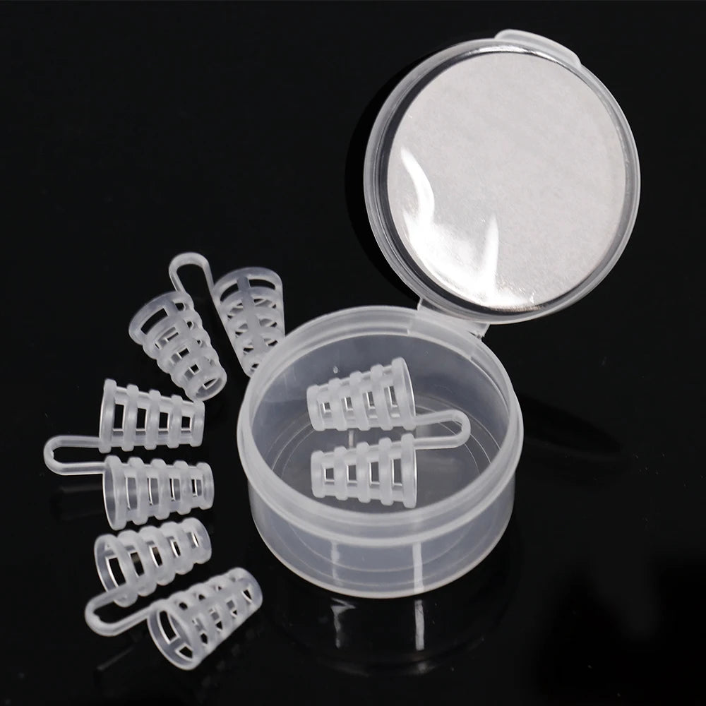 Silicone Anti-Snoring Nasal Dilator Nose Clip – Drug-Free Sleep Aid