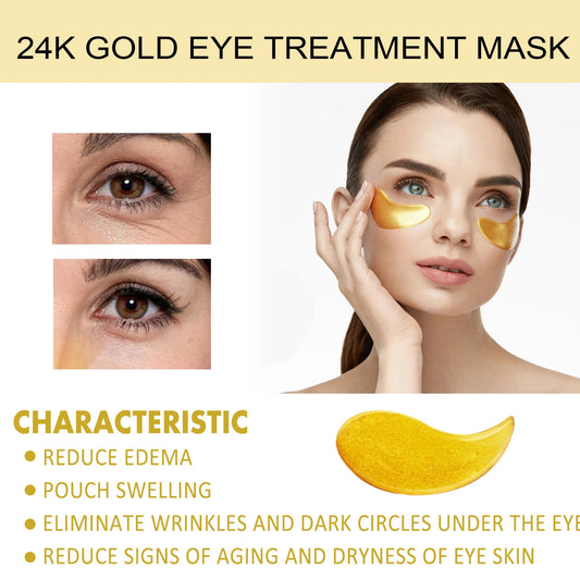24k Gold Under Eye Patch 60pcs