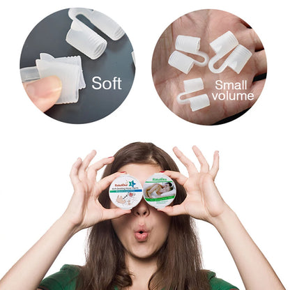 Silicone Anti-Snoring Nasal Dilator Nose Clip – Drug-Free Sleep Aid