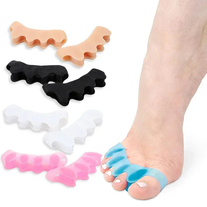 Silicone Toe Separators for Bunion Correction & Foot Alignment