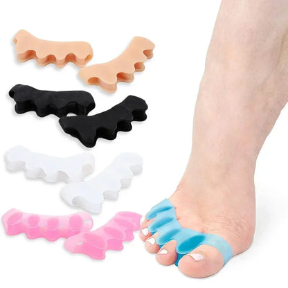 Silicone Toe Separators for Bunion Correction & Foot Alignment