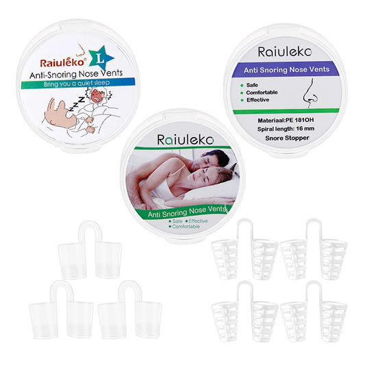 Silicone Anti-Snoring Nasal Dilator Nose Clip – Drug-Free Sleep Aid