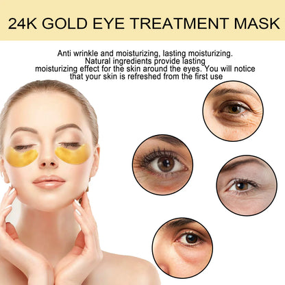 24k Gold Under Eye Patch 60pcs