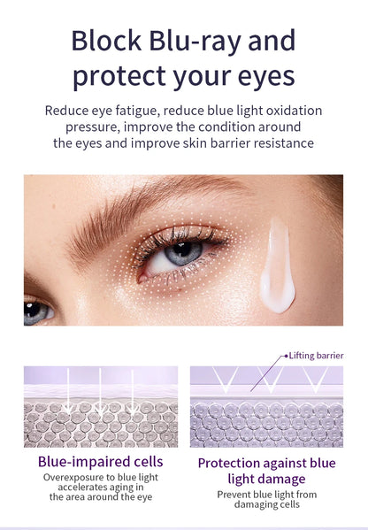 O'CHEAL Anti-Wrinkle & Dark Circle Eye Cream with Roller Massager