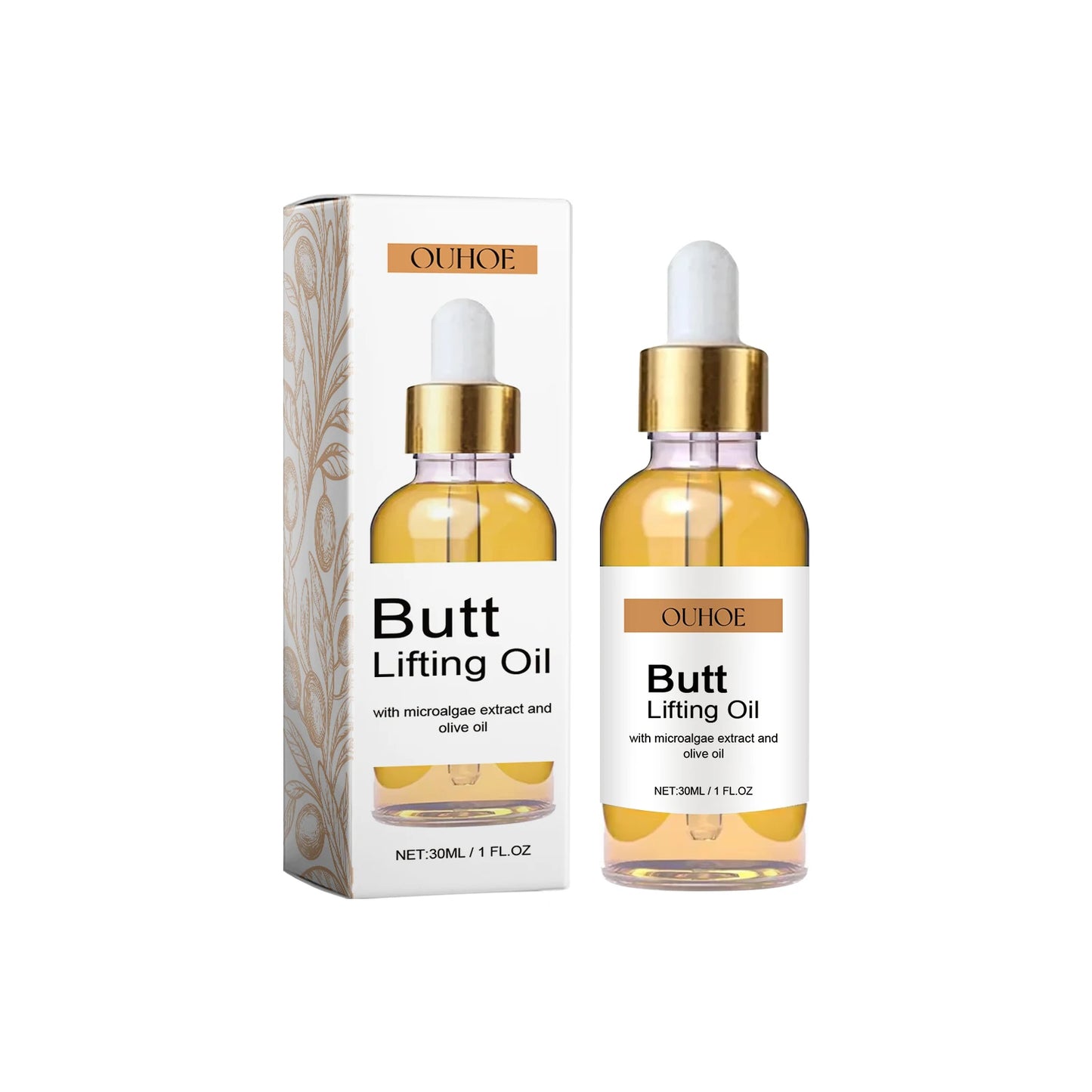 OUHOE Hip Lifting & Firming Body Oil – Tighten, Tone & Moisturize