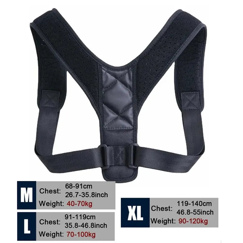 BeeChip Back Posture Corrector Belt – Hunchback Prevention & Support