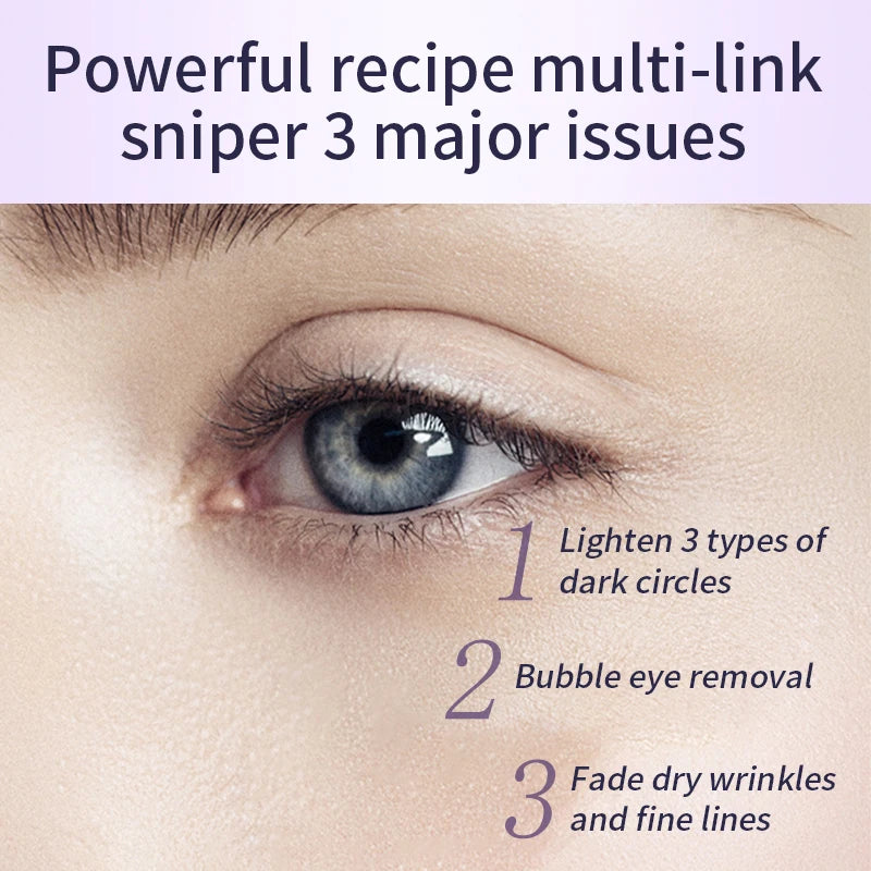 O'CHEAL Anti-Wrinkle & Dark Circle Eye Cream with Roller Massager