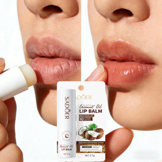 SADOER Coconut Lip Balm – Lasting Moisture & Nourishment