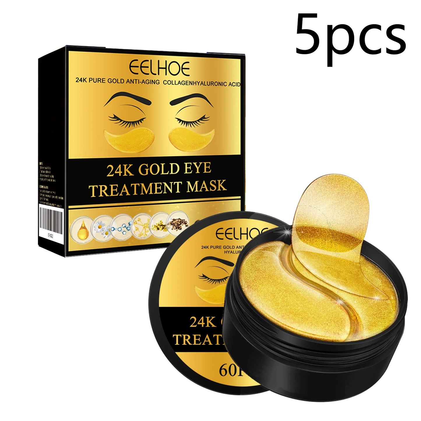 24k Gold Under Eye Patch 60pcs
