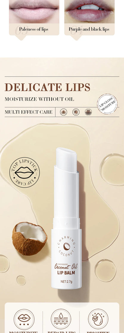 SADOER Coconut Lip Balm – Lasting Moisture & Nourishment