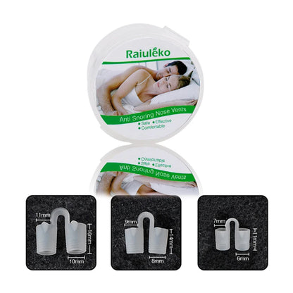 Silicone Anti-Snoring Nasal Dilator Nose Clip – Drug-Free Sleep Aid