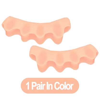 Silicone Toe Separators for Bunion Correction & Foot Alignment
