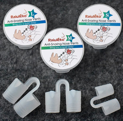 Silicone Anti-Snoring Nasal Dilator Nose Clip – Drug-Free Sleep Aid