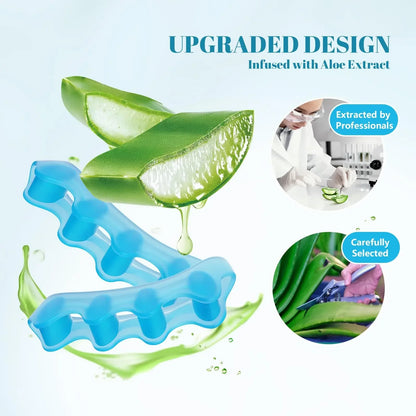 Silicone Toe Separators for Bunion Correction & Foot Alignment