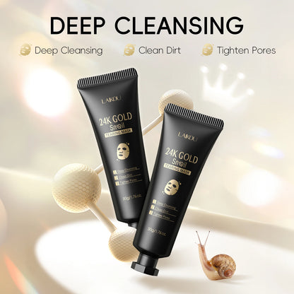 24K Gold Snail Deep Cleansing Peel-Off Mask