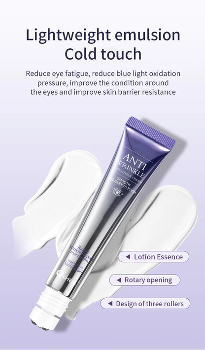 O'CHEAL Anti-Wrinkle & Dark Circle Eye Cream with Roller Massager