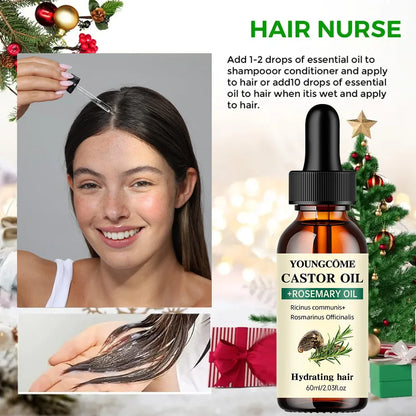 Castor & Rosemary Hair Growth Oil
