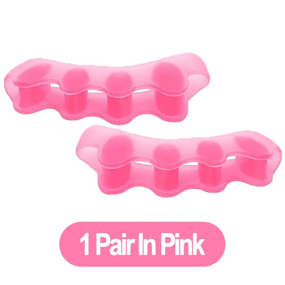 Silicone Toe Separators for Bunion Correction & Foot Alignment