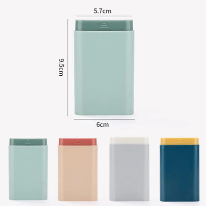 Mini Portable Travel Vitamin & Pill Organizer – Compact Daily Case