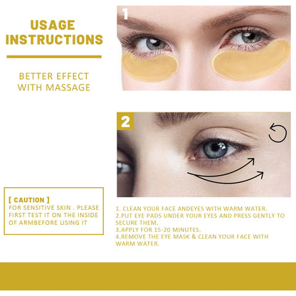24k Gold Under Eye Patch 60pcs