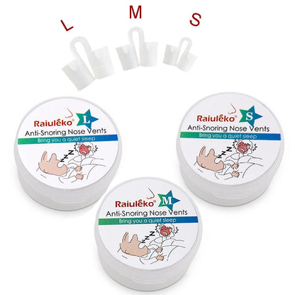 Silicone Anti-Snoring Nasal Dilator Nose Clip – Drug-Free Sleep Aid