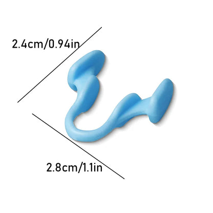 Silicone Anti-Snoring Nose Clips – Drug-Free Nasal Breathing Aid (2-Pack)