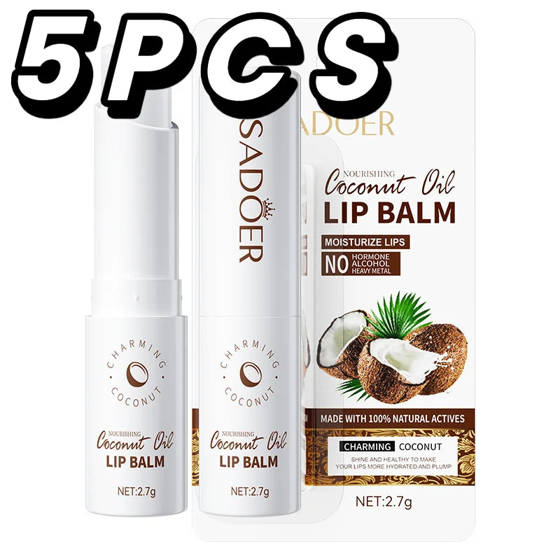 SADOER Coconut Lip Balm – Lasting Moisture & Nourishment